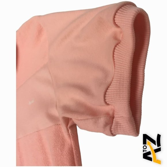 Sea Waves Polo Golf Shirt Size M Pink Short Sleeves Hawaii Collared Pullover - Picture 3 of 11